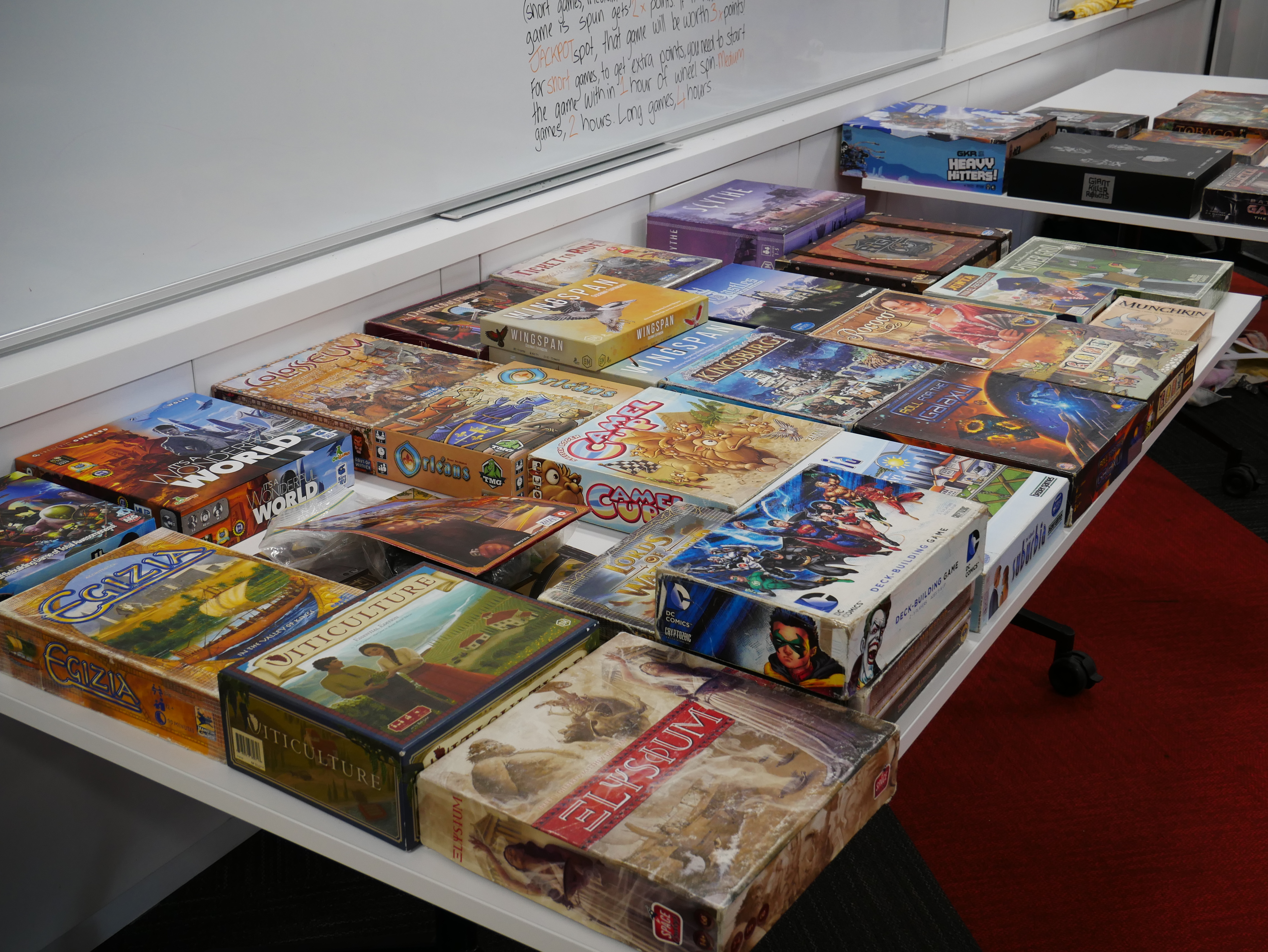 Table of Boardgames
